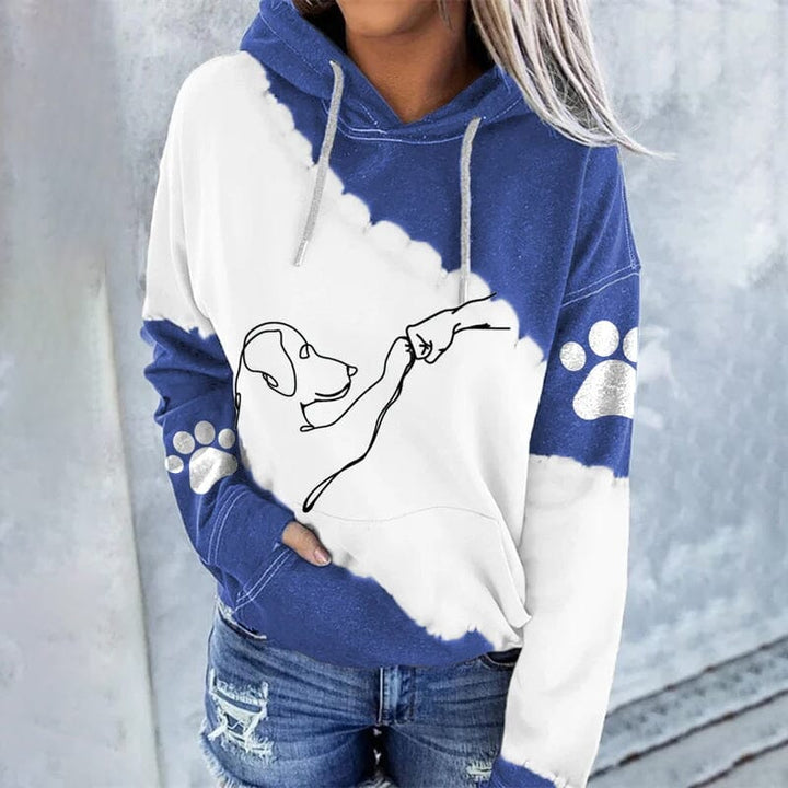 Mira | Stylischer Damenhoodie mit Digitalmotiv