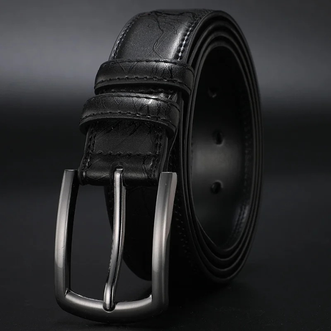 Felix | Ashford Ledergürtel Gunmetal Herrenmode Look