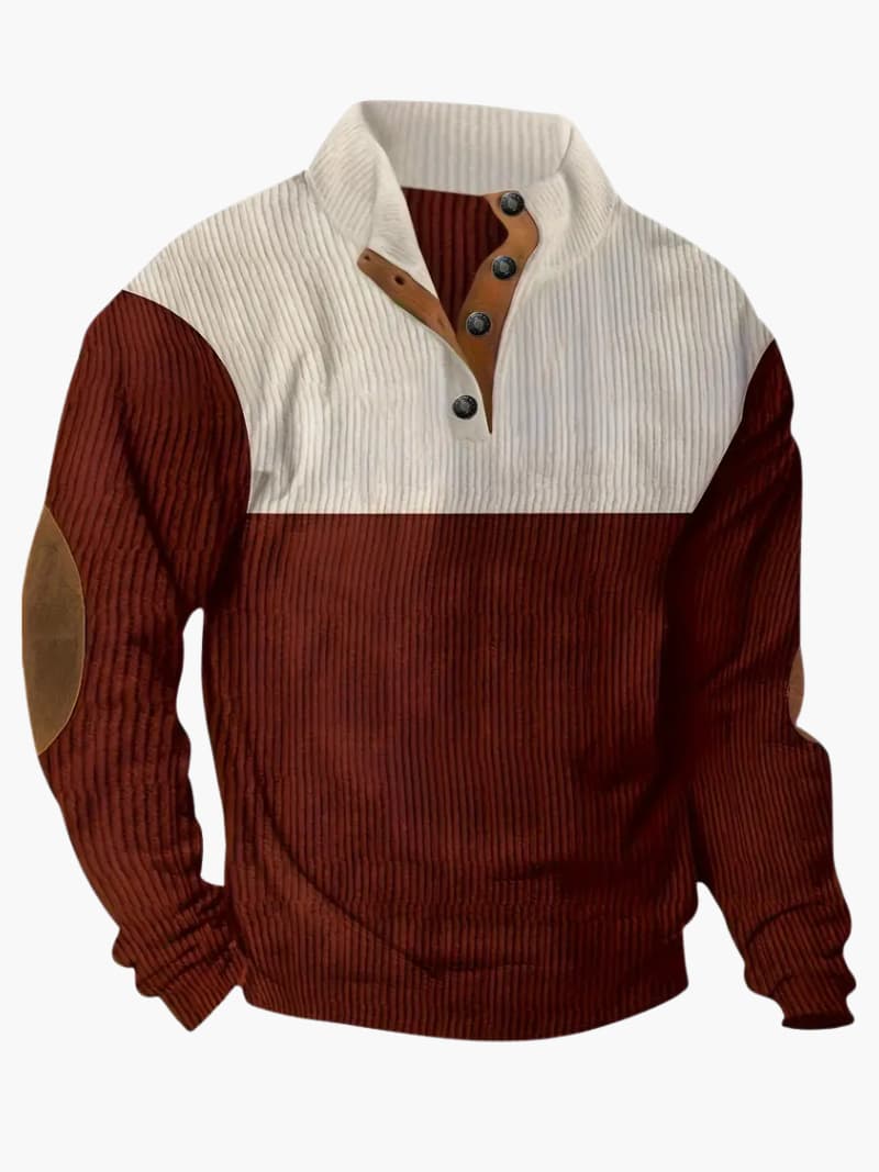 Rasmus | Rippenstrickpullover im klassischen Design