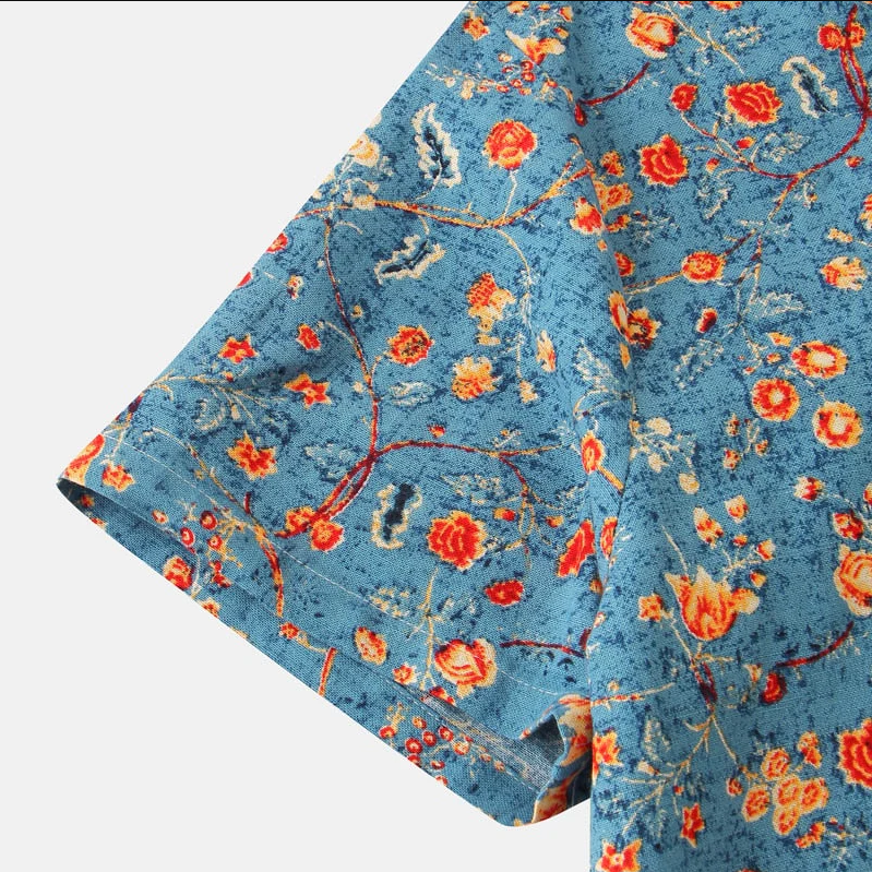 Jonah | Stylisches Hemd mit Blumendruck für Sommertage