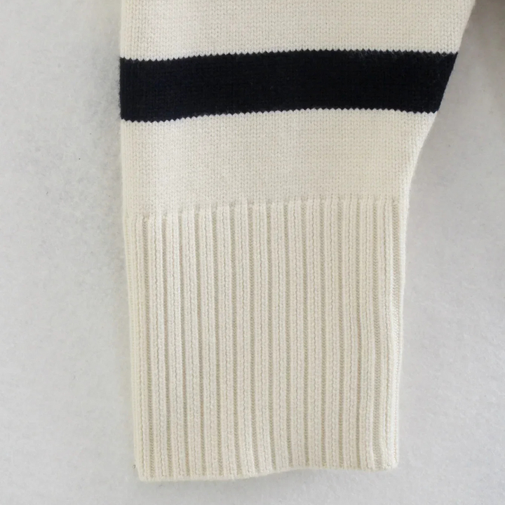 Noémie | Lässiger Pullover mit Streifenmuster