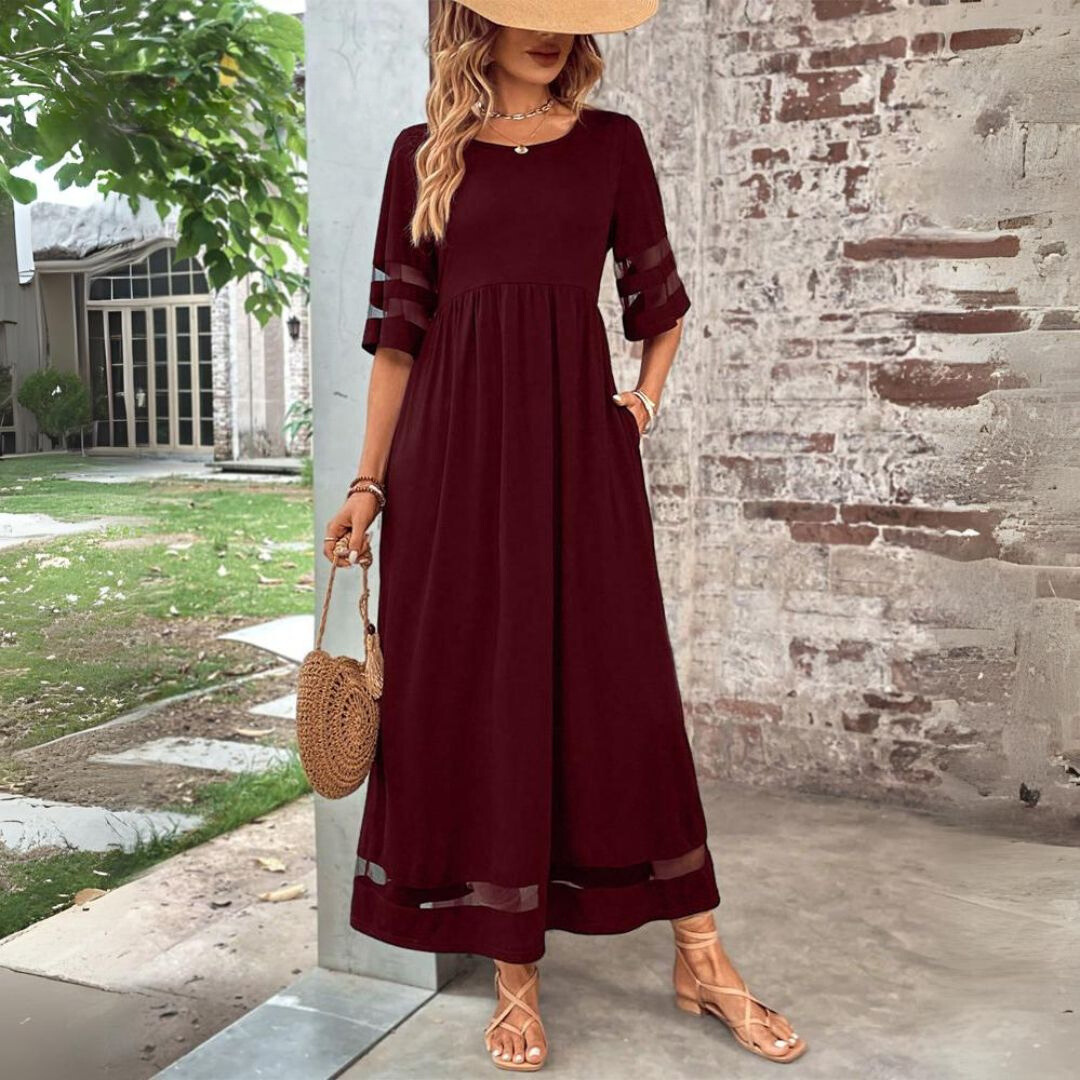 Ella | Stilvolles Kleid Damen Elegant Midi