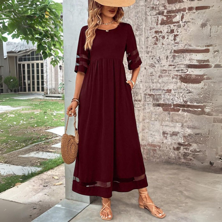 Ella | Stilvolles Kleid Damen Elegant Midi