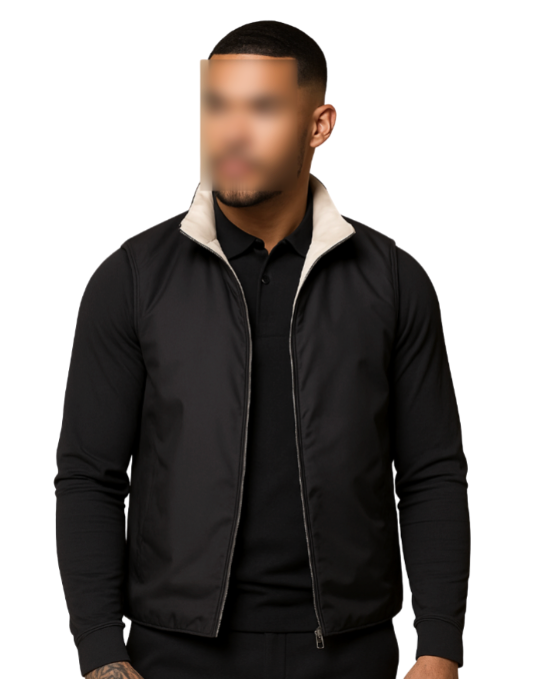 Lukas | Stylische Herrenweste mit wendbarem Design