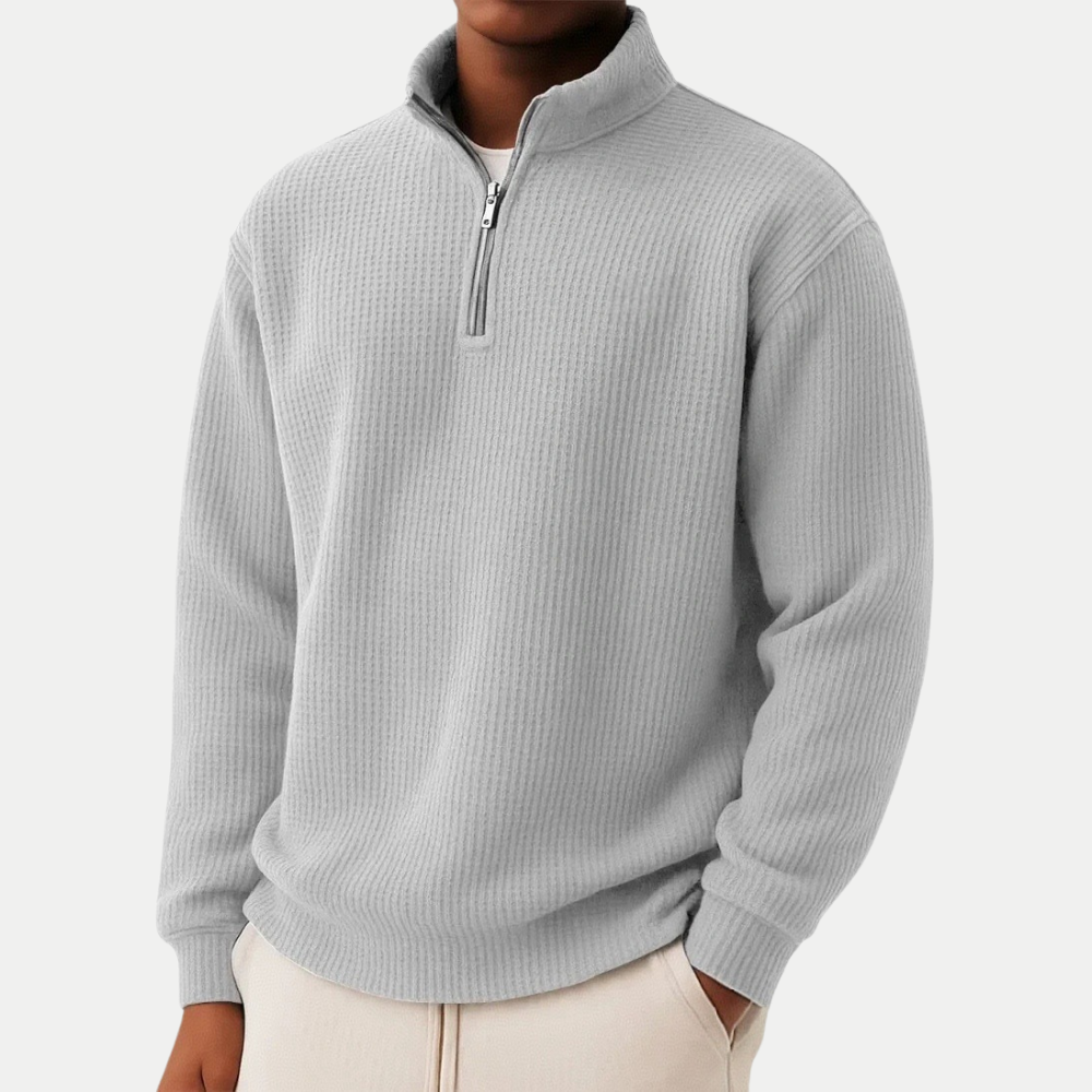 Jonas | Eleganter Zip Pullover für jeden Tag
