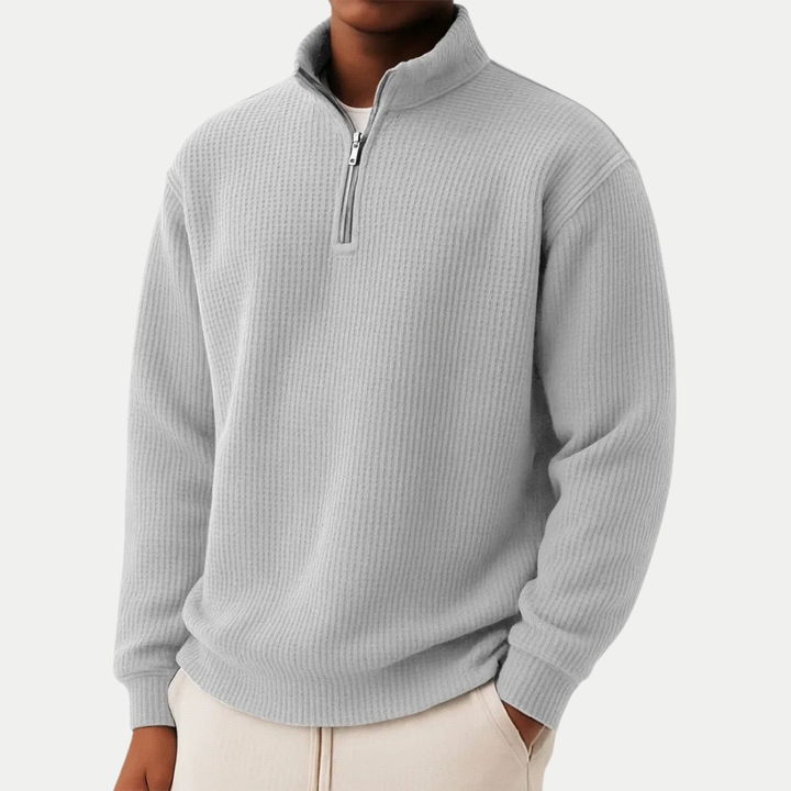 Jonas | Eleganter Zip Pullover für jeden Tag