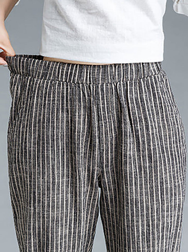 Meliora | Damenhose mit eleganten Streifenmustern