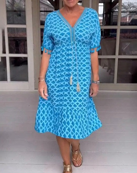 Thea | Farbenfrohes, stilvolles Freizeitkleid