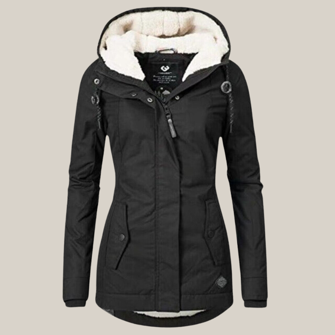 Amber | Gesteppte Winterjacke mit leichtem Glanz