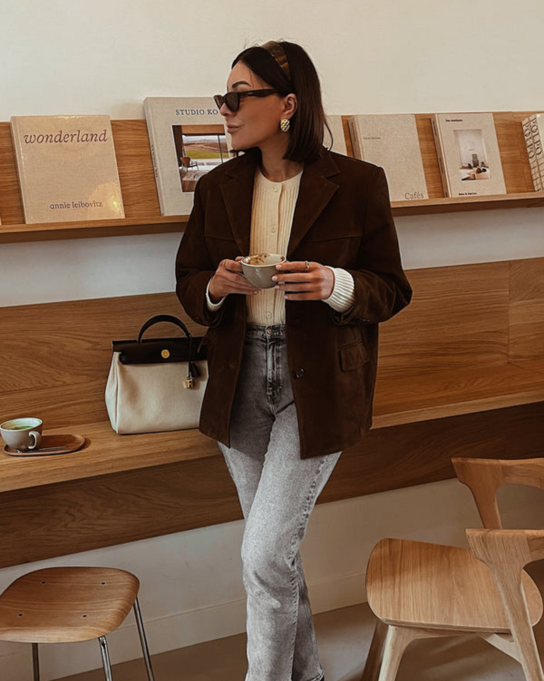 FELICIA | Wildlederblazer mit klassischer Passform