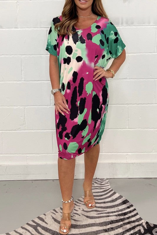 Jemma | Mehrfarbiges Kleid im angesagten Design