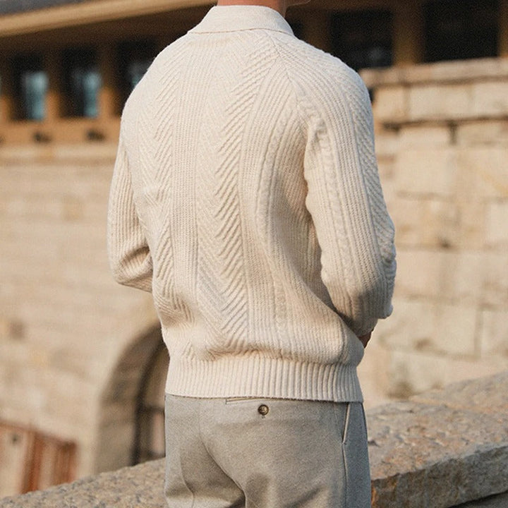 Robinson | Ikonischer Herrenpullover mit Strickmuster