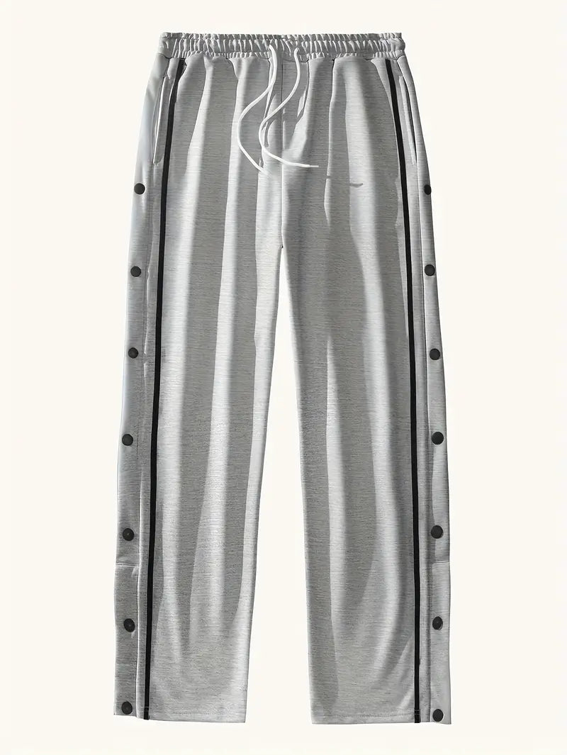Lino | Locker geschnittene Sporthose mit Knopfdetails
