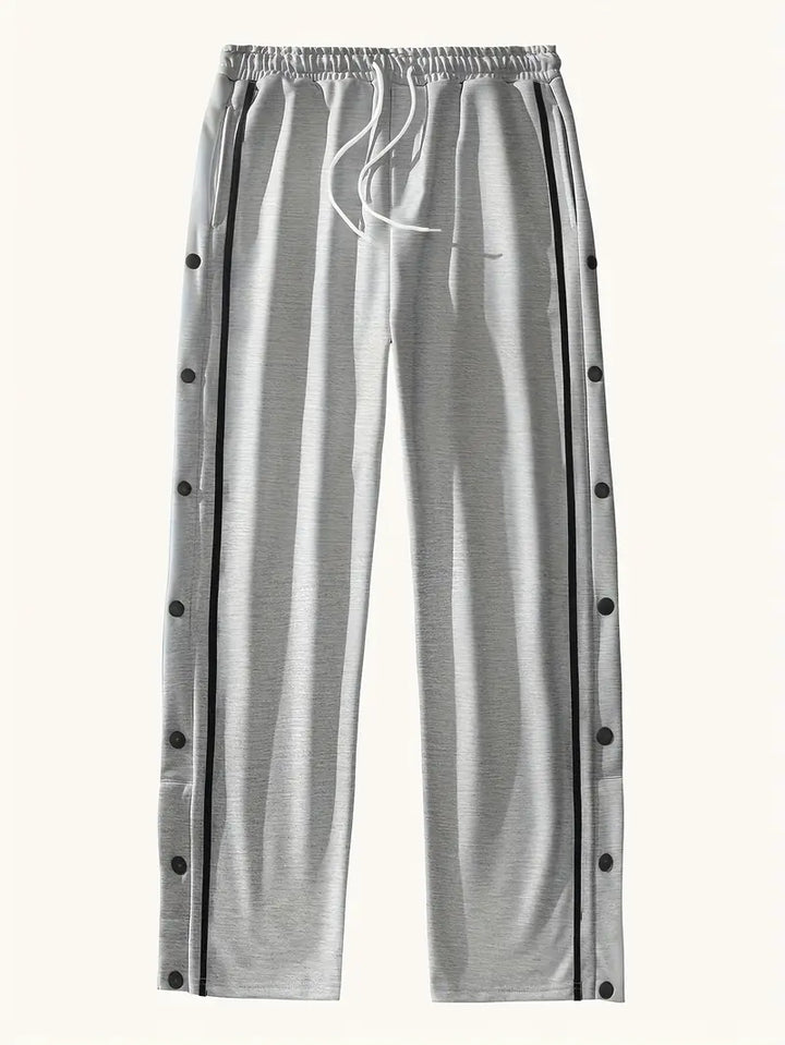 Lino | Locker geschnittene Sporthose mit Knopfdetails
