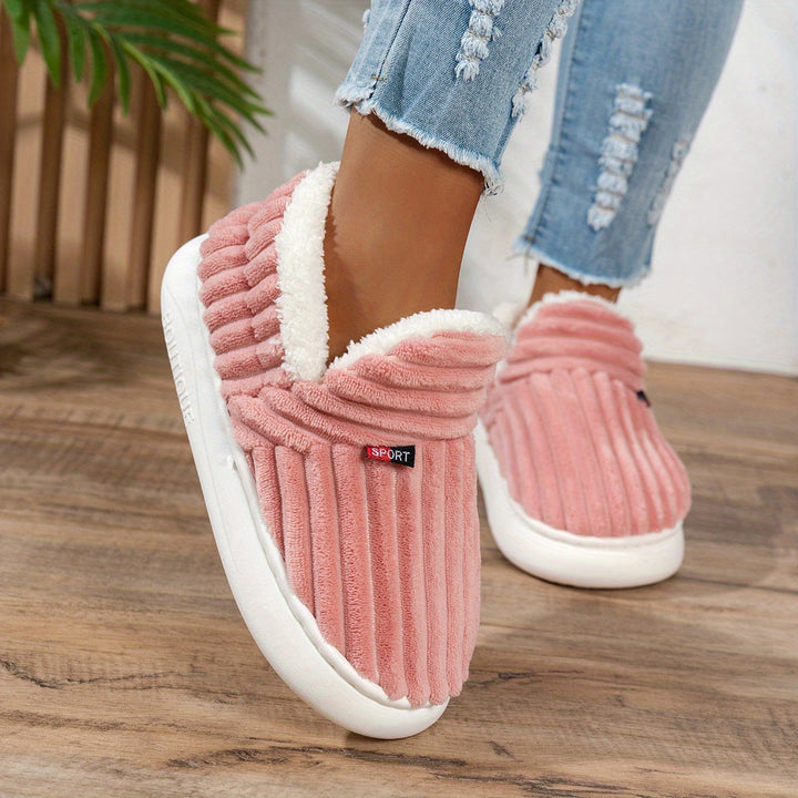 Lina | Gemütliche Plüsch-Pantoffeln für Damen