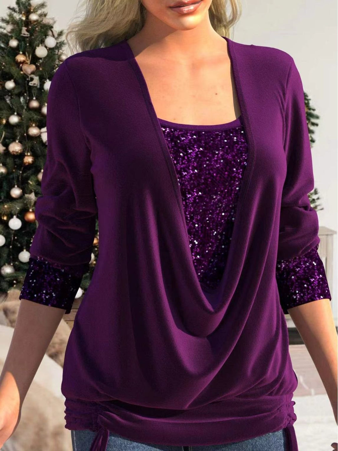 Nora | Glitzertop für glamouröse Anlässe