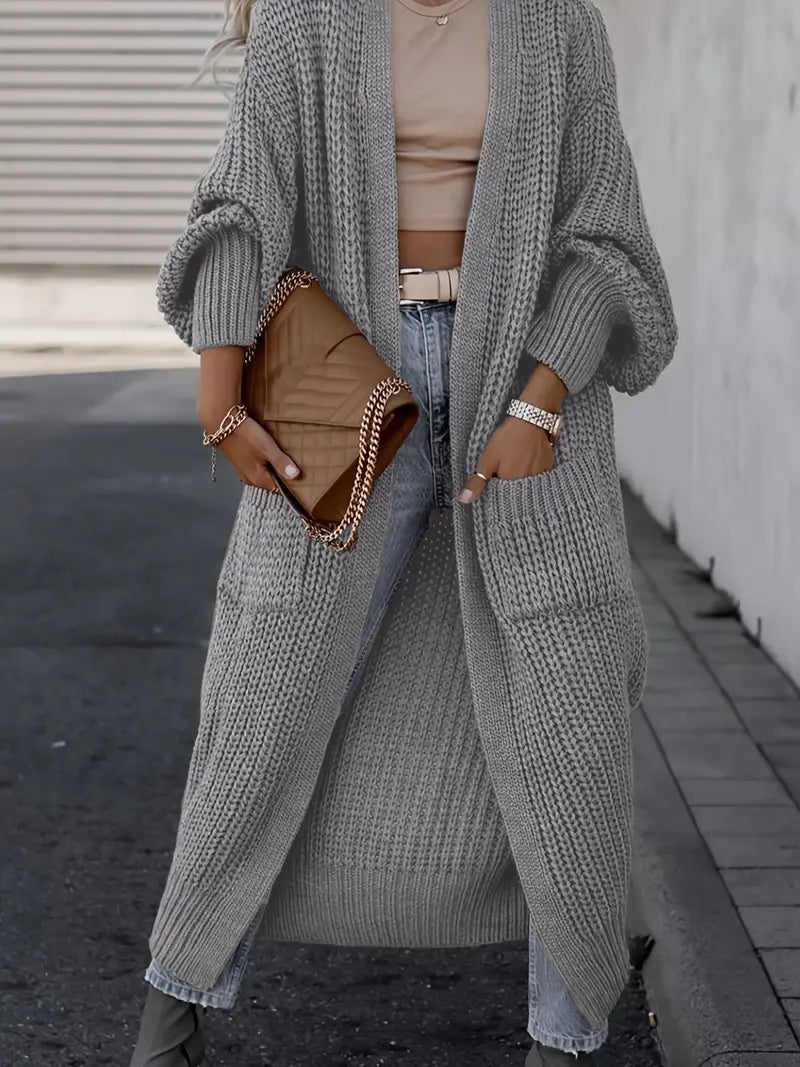 Franziska | Lange Strickjacke für kuschelige Tage