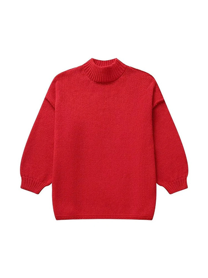 Stella | Strickpullover mit halblangem Kragen