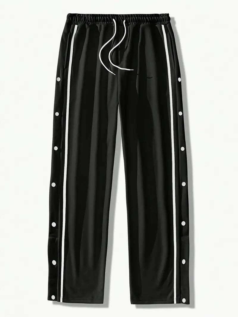 Lino | Locker geschnittene Sporthose mit Knopfdetails