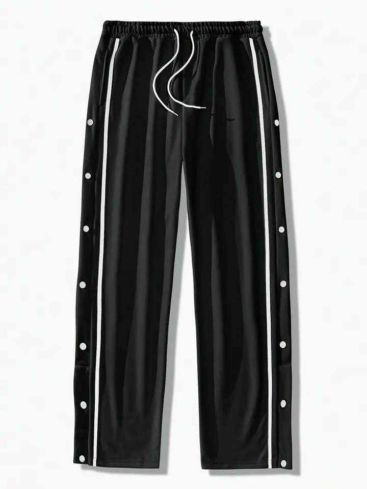 Lino | Locker geschnittene Sporthose mit Knopfdetails