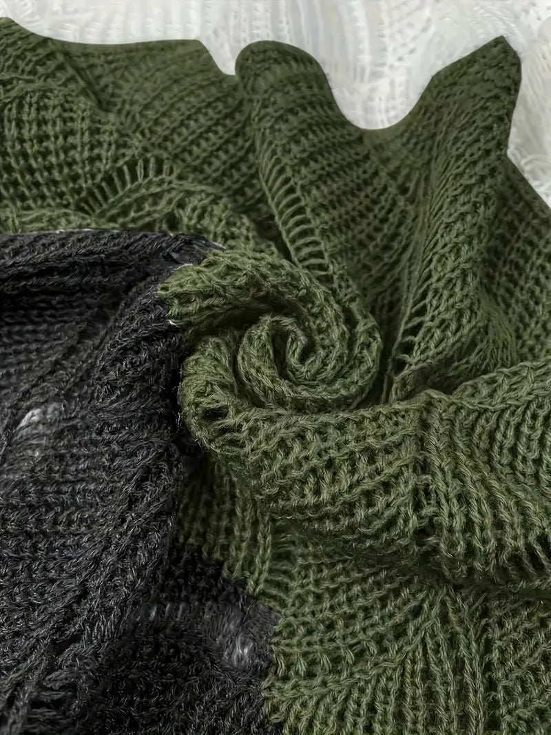 Elara | Schicker Strickpullover mit feinem V-Ausschnitt