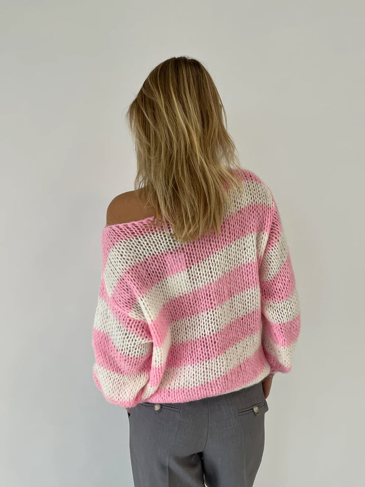 Hanna | Pullover mit klassischen und modernen Streifen