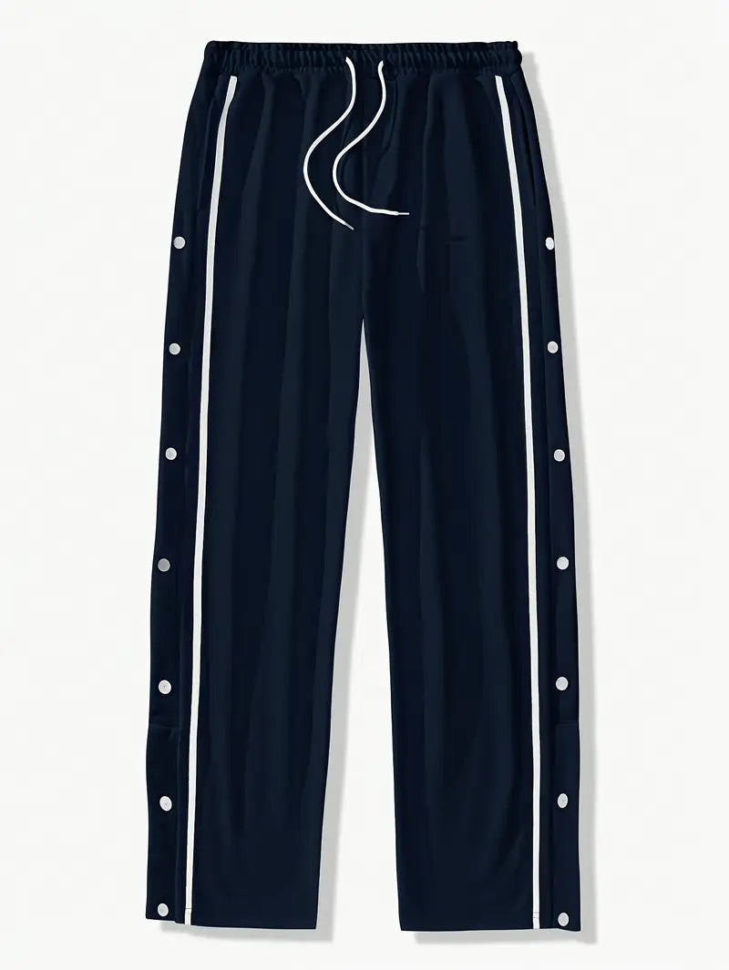 Lino | Locker geschnittene Sporthose mit Knopfdetails