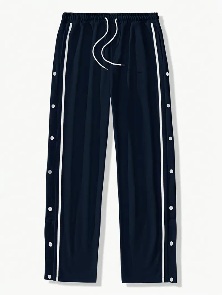 Lino | Locker geschnittene Sporthose mit Knopfdetails