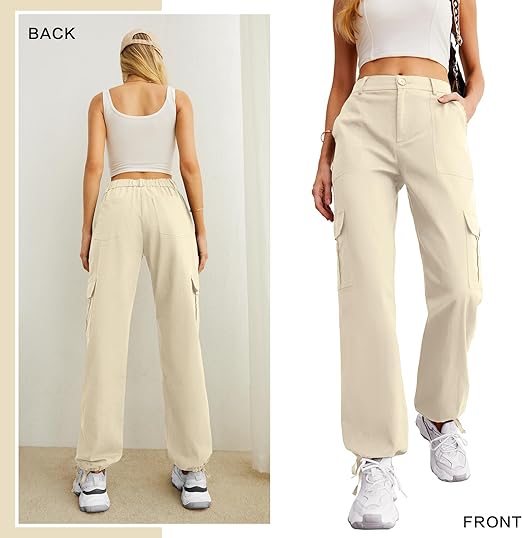 Elin | Reisehose mit hoher Taille & cleaner Optik