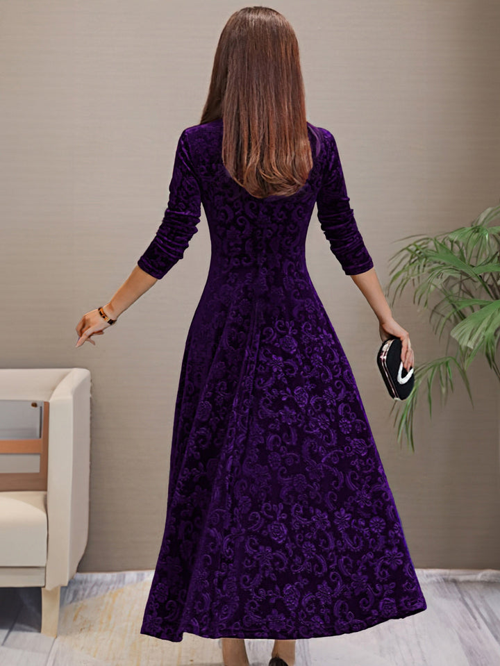 Amelia | Stilvolles Samtkleid Damen elegant chic
