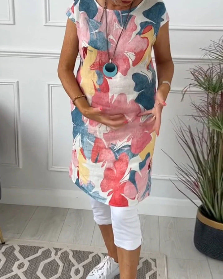 Caren | Lange Bluse mit fließendem Schnitt