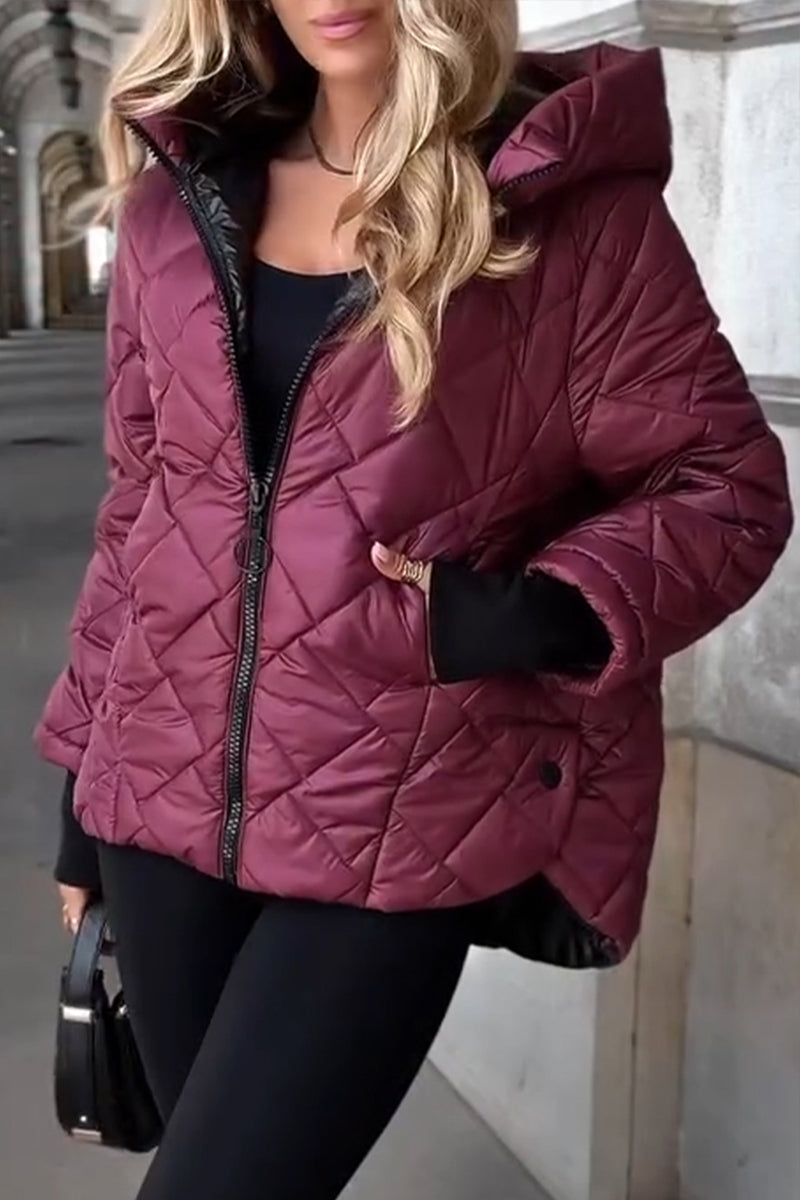 Lara | Elegante Damen Jacke mit Kapuze lässig & modern