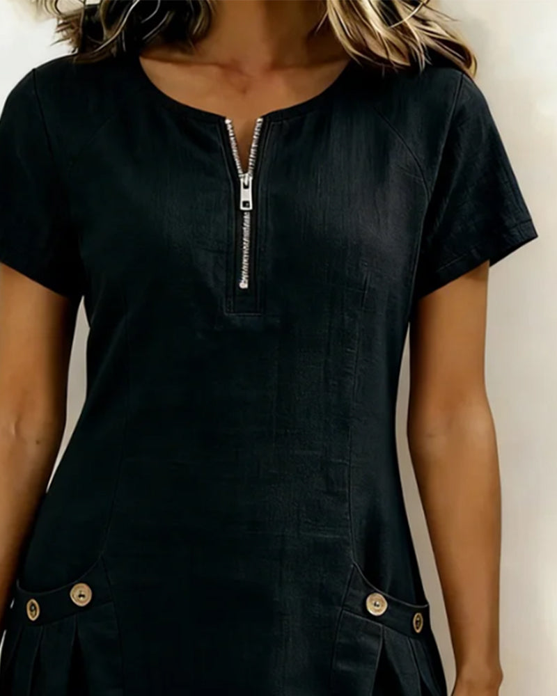 Lara | Elegantes Baumwollkleid Für Damen