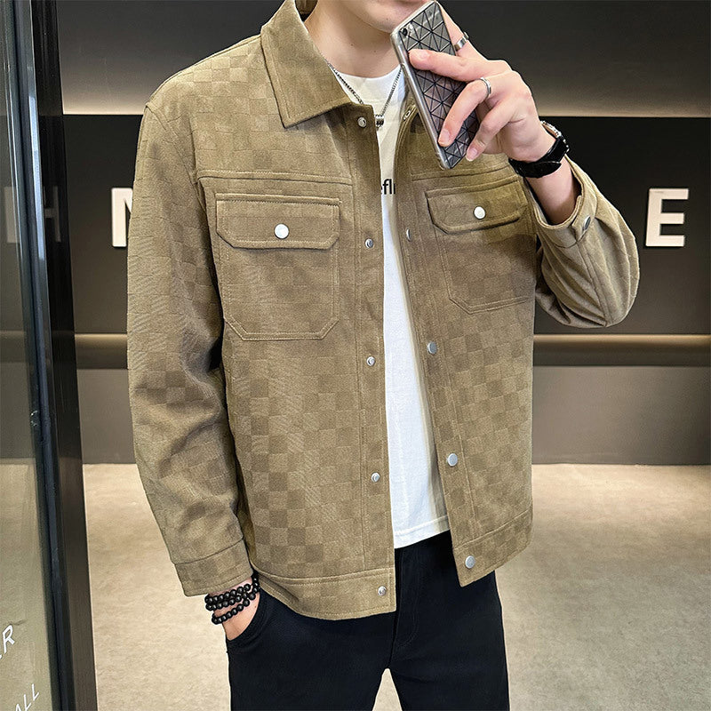 Felix | Stilvolle Jacke aus gerolltem Wildleder