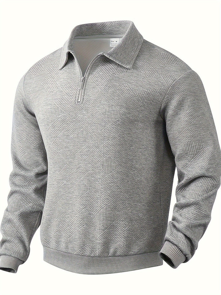 Ewald | Pullover mit viertellangem Reißverschluss