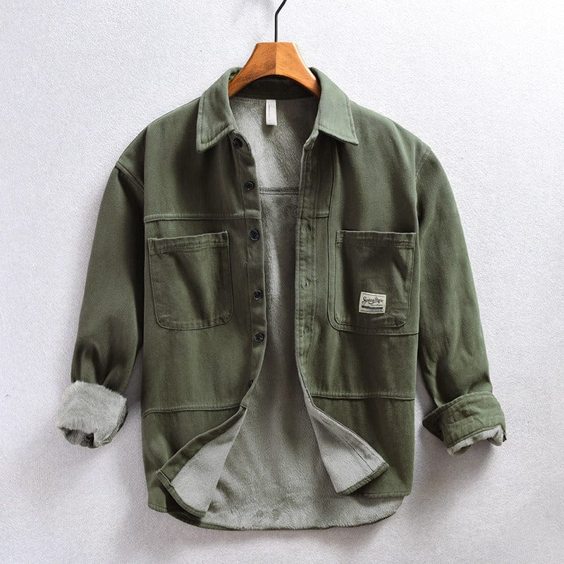 Outdoorhemd aus weichem Sherpa-Fleece