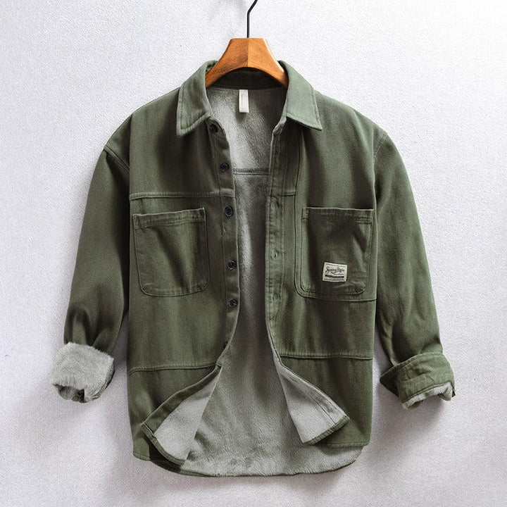 Outdoorhemd aus weichem Sherpa-Fleece