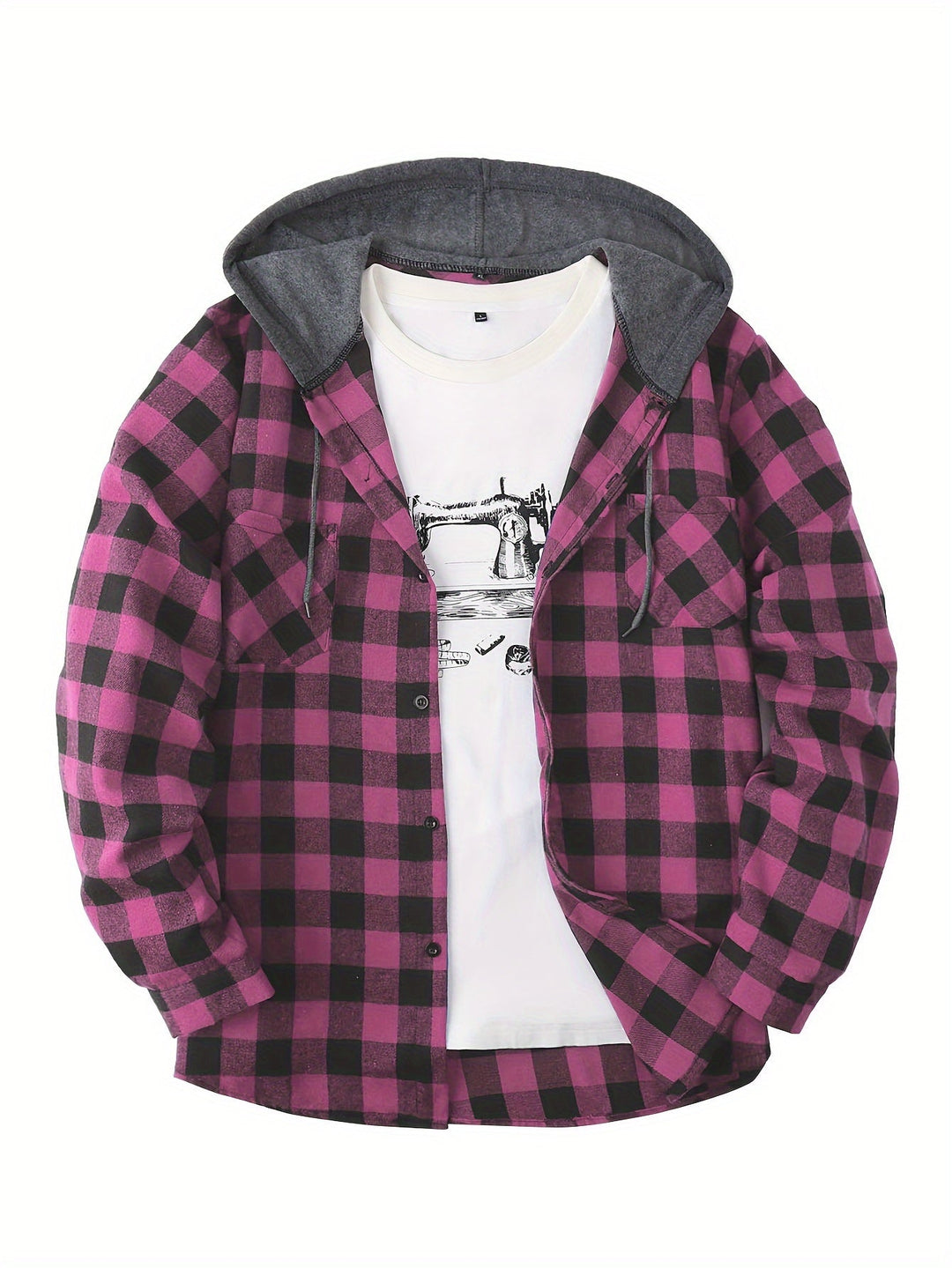 Jonas | Timberland Klassisches Flanellhemd mit Hoodie