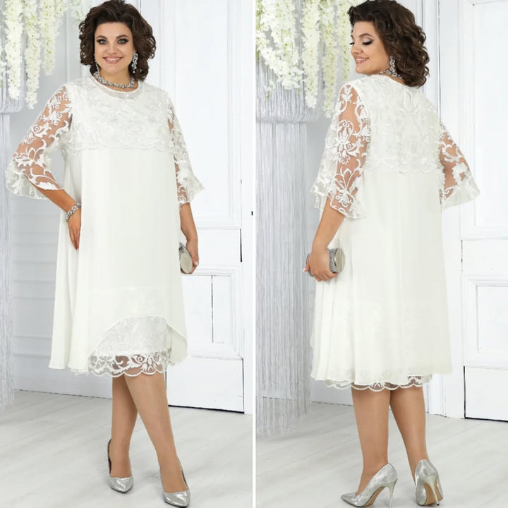 Elina | Stilvolles Damen Midikleid lässig-elegant