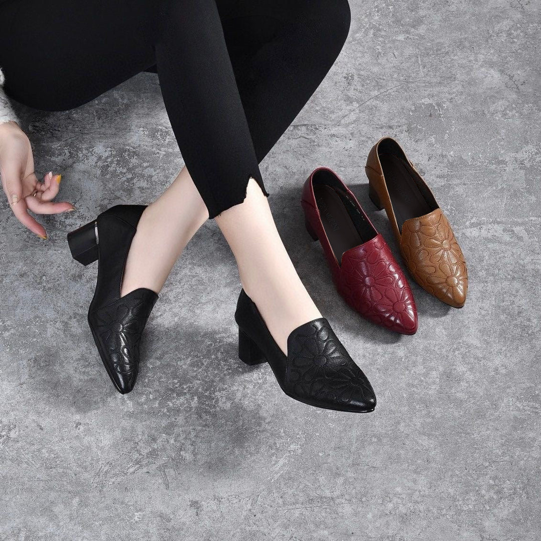 Viviane | Zeitlose Pumps aus glattem veganem Leder
