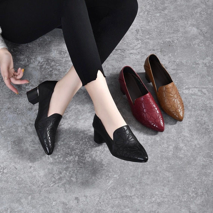 Viviane | Zeitlose Pumps aus glattem veganem Leder