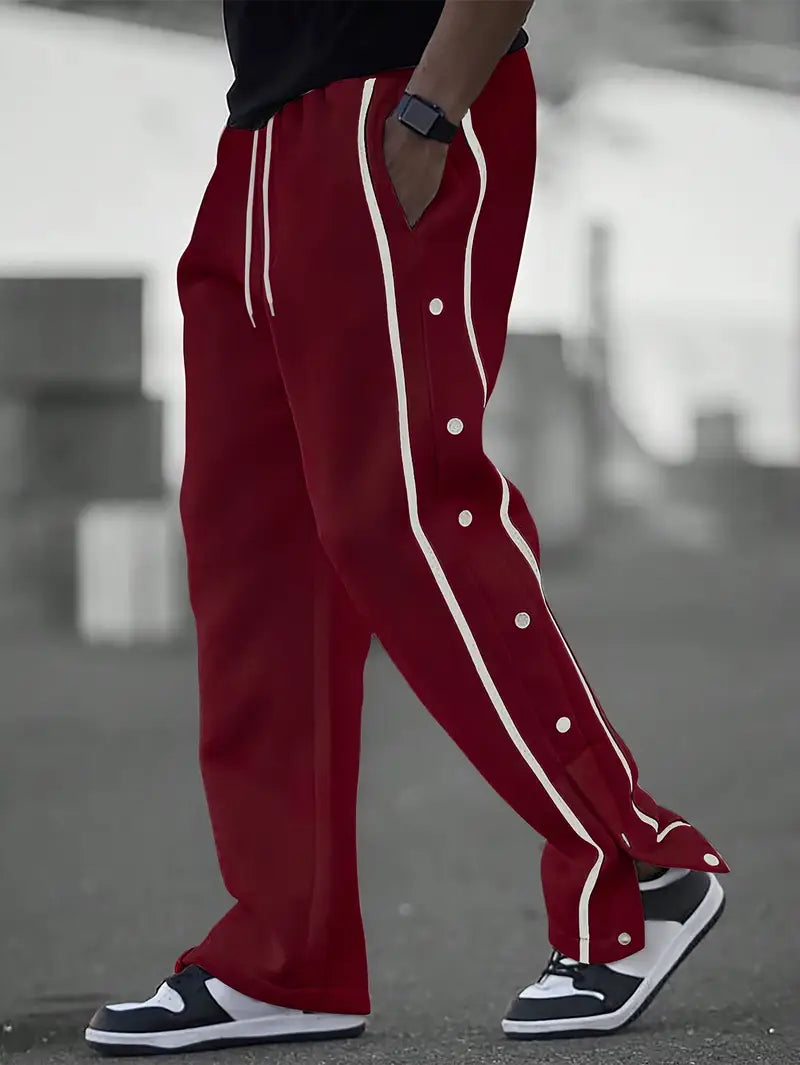 Lino | Locker geschnittene Sporthose mit Knopfdetails