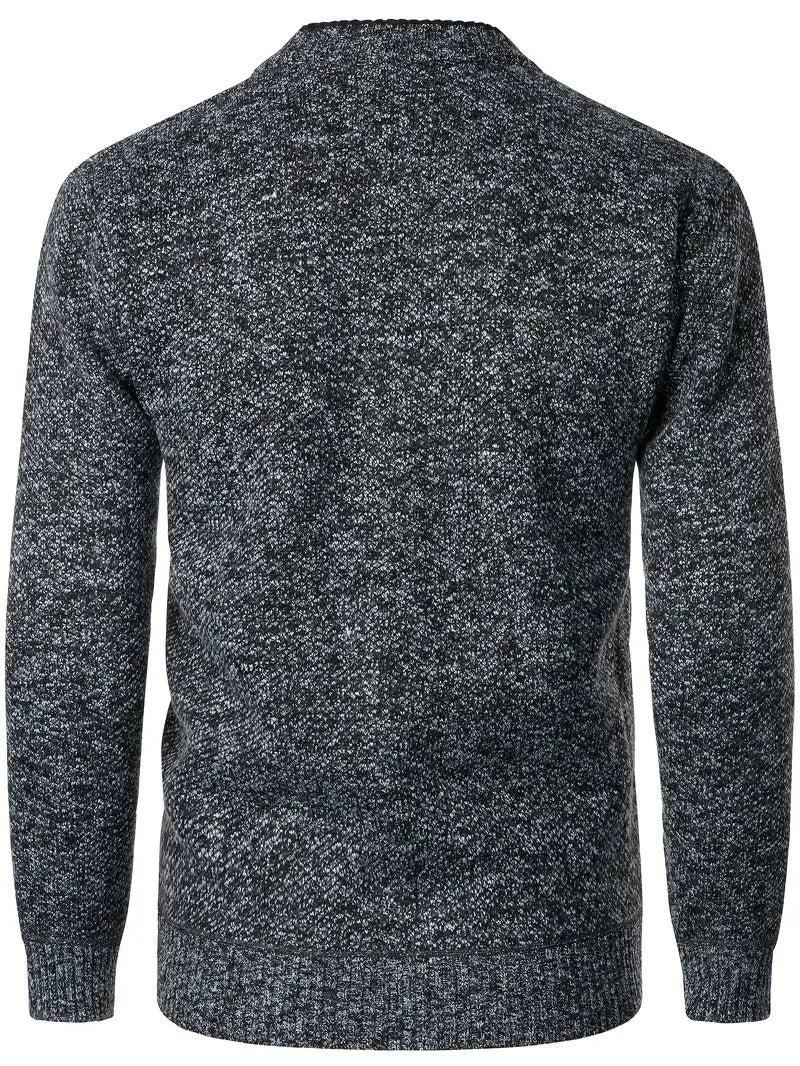 Sven | Langer Strickpullover mit legerem Schnitt