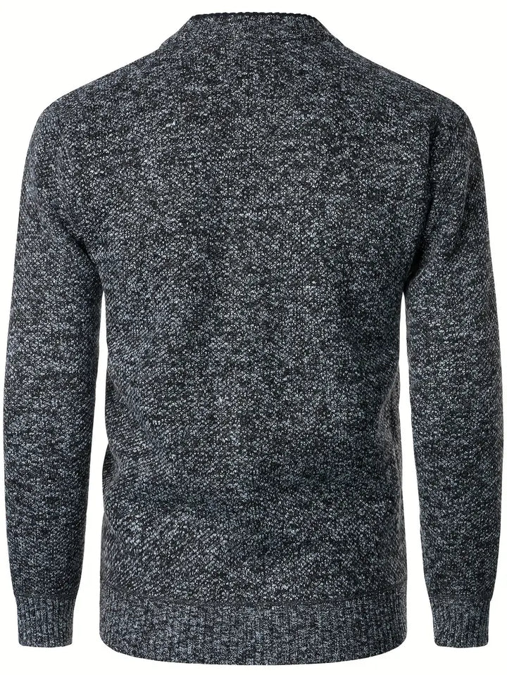 Sven | Langer Strickpullover mit legerem Schnitt