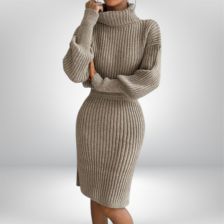Isabella | Elegantes Strickkleid mit feinem Design