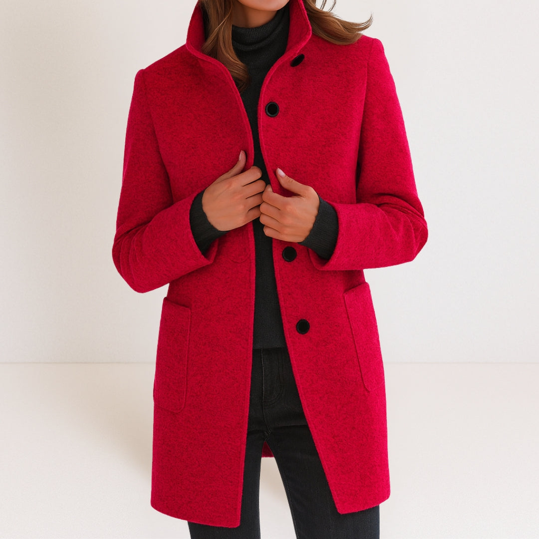 Victoria | Damenjacke mit hohem Kragen luxuriös