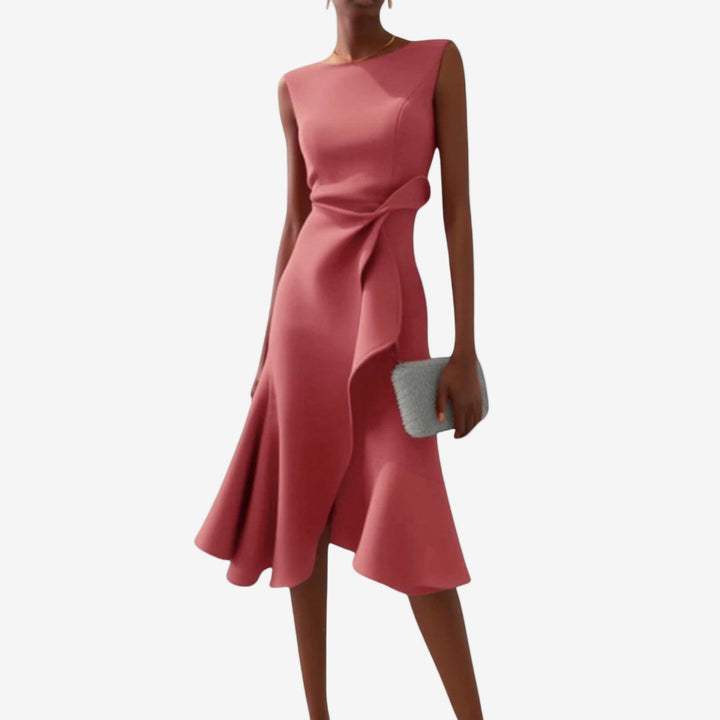 Bianca | Elegantes Midikleid mit modernem Schnitt