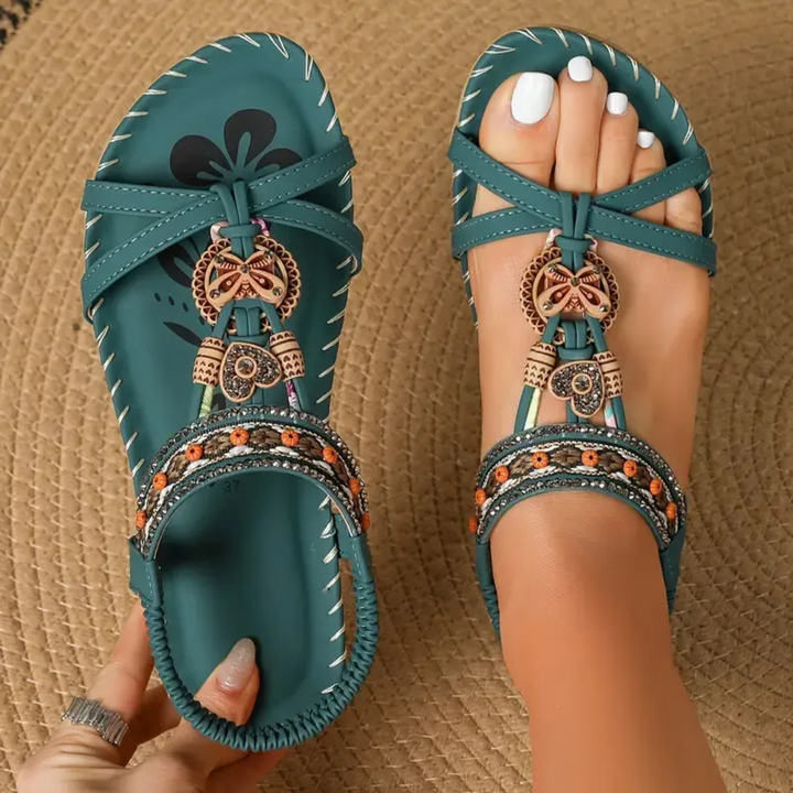 Nora | Sommer Sandalen Damen Ibiza Chic