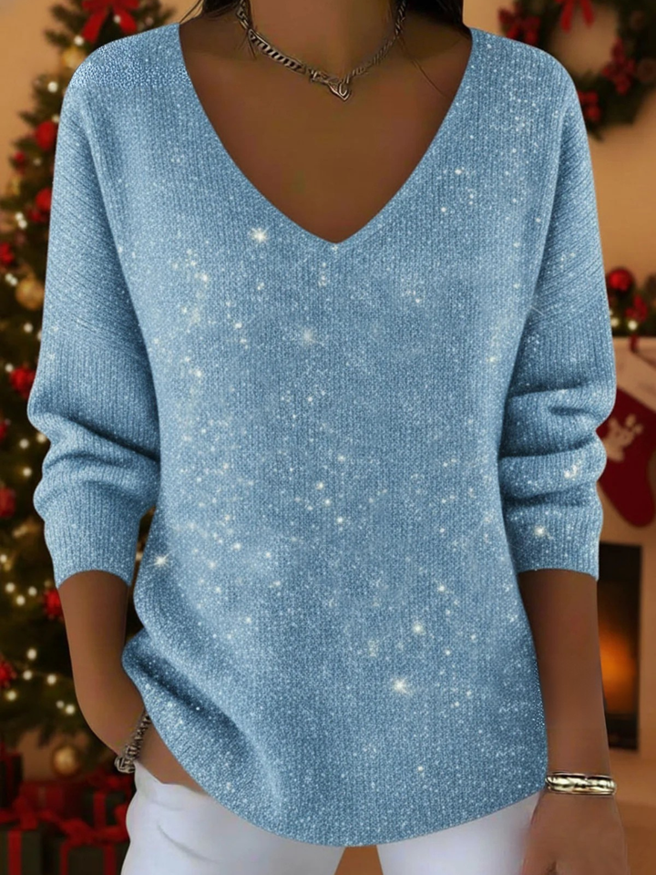 Mara | Elegante Damenstrickjacke Mit V-Ausschnitt