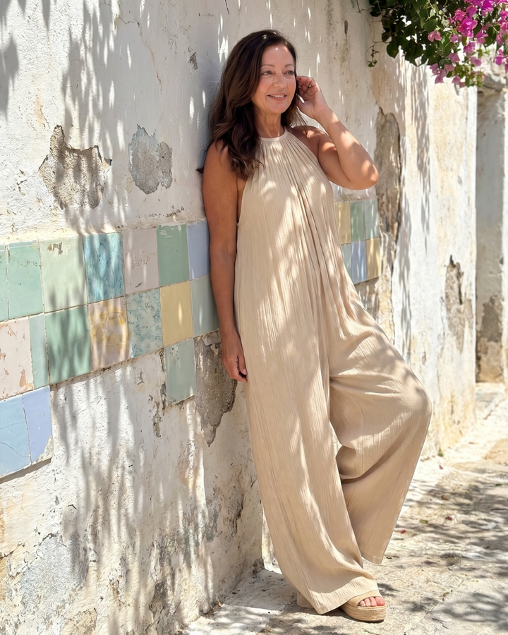 Sofia | Modischer Halter Jumpsuit Damen Chic